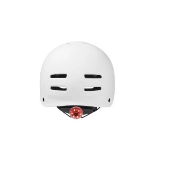 CRIVIT Kinder-Inlinerhelm mit Rücklicht (Weiß, S/M) - B-Ware neuwertig
