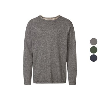 LIVERGY® Herren Feinstrickpullover mit Baumwolle - B-Ware