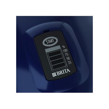 BRITA Wasserfilterkanne Aluna, 2,4 l, Blau, inkl. MAXTRA PRO PURE PERFORMANCE Filterkartusche - B-Ware neuwertig