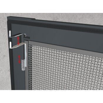 LIVARNO home Alu-Insektenschutz-Fenster, 100 x 120 cm,...