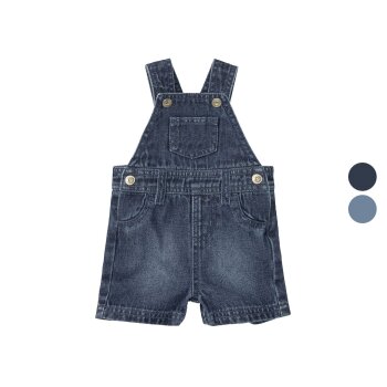 lupilu® Baby Jeans-Latzhose aus reiner Baumwolle -...