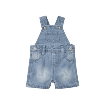 lupilu® Baby Jeans-Latzhose aus reiner Baumwolle -...