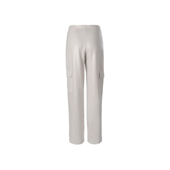 esmara® Damen Cargohose mit Satin-Effekt, beige (L (44/46)) - B-Ware neuwertig