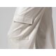 esmara® Damen Cargohose mit Satin-Effekt, beige (L (44/46)) - B-Ware neuwertig