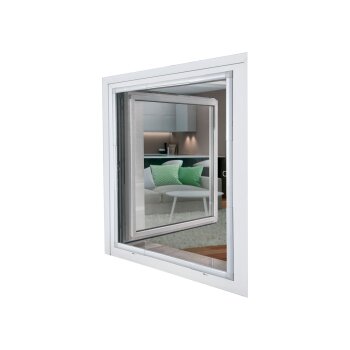 LIVARNO home Fenster-Insektenschutz, teleskopierbar, 120 x 140 cm (weiß) - B-Ware Transportschaden Kosmetisch