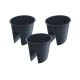 Prosperplast Geländertopf »Ratolla Railing«, im praktischen 2er Set, in Rattanoptik (oval, anthrazit, 298x242x225 mm) - B-Ware sonstiges