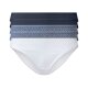 esmara® Damen Minislips, 5 Stück, hoher Baumwollanteil (marine/blau/weiß, M(40/42)) - B-Ware neuwertig