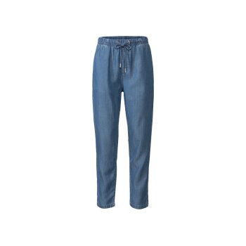 esmara® Damen Sommerhose, in moderner Knöchellänge (hellblau, 38) - B-Ware neuwertig