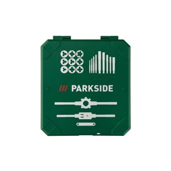 PARKSIDE® Gewindebohrer- / Schneideisen-Set, 21-teilig - B-Ware Transportschaden Kosmetisch