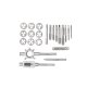 PARKSIDE® Gewindebohrer- / Schneideisen-Set, 21-teilig - B-Ware Transportschaden Kosmetisch