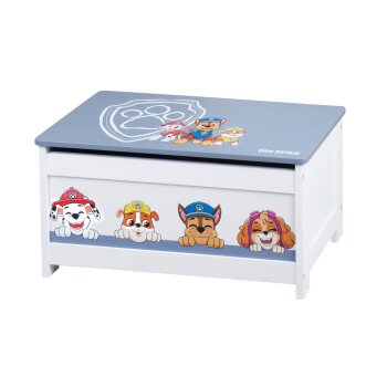 roba Spielzeugtruhe Paw Patrol aus Holz - Klappbare...