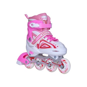 Apollo Inliner Super Blades (Weiß/Pink, L (39-42))...
