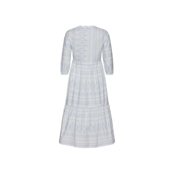 esmara® Damen Kleid, in modischer Midi-Länge (weiß, 38) - B-Ware neuwertig