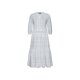 esmara® Damen Kleid, in modischer Midi-Länge (weiß, 38) - B-Ware neuwertig
