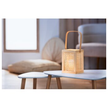 LIVARNO home Holzlaterne, für stimmungsvolle Beleuchtung (Holzlaterne) - B-Ware neuwertig