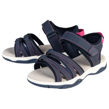 pepperts!® Kinder Sandalen mit Lederdecksohle (navy,...