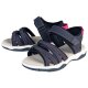 pepperts!® Kinder Sandalen mit Lederdecksohle (navy, 36) - B-Ware neuwertig