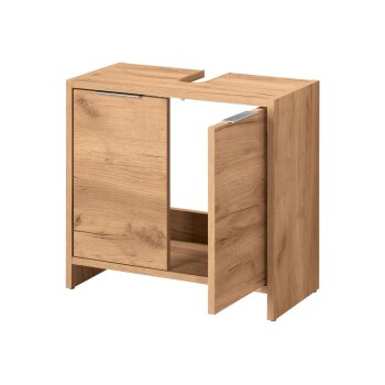 LIVARNO home Waschbeckenunterschrank Verona, in Eiche Wotan - B-Ware sehr gut