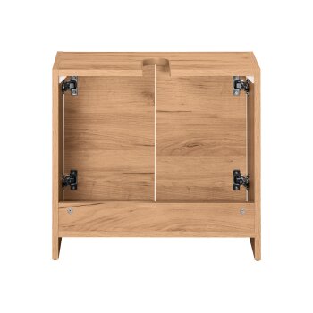 LIVARNO home Waschbeckenunterschrank Verona, in Eiche Wotan - B-Ware sehr gut