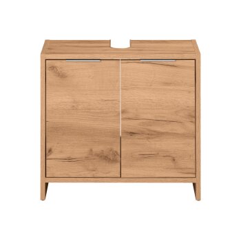 LIVARNO home Waschbeckenunterschrank Verona, in Eiche Wotan - B-Ware sehr gut