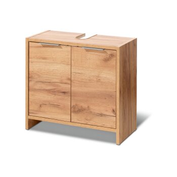 LIVARNO home Waschbeckenunterschrank Verona, in Eiche Wotan - B-Ware sehr gut
