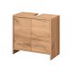 LIVARNO home Waschbeckenunterschrank Verona, in Eiche Wotan - B-Ware sehr gut