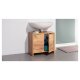 LIVARNO home Waschbeckenunterschrank Verona, in Eiche Wotan - B-Ware sehr gut