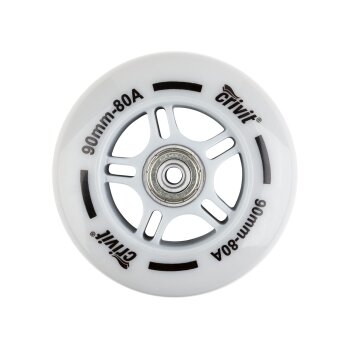 CRIVIT Inliner Rollen mit Kugellager, 8er Set / LED Rollen 4er Set (90mm) - B-Ware neuwertig