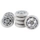 CRIVIT Inliner Rollen mit Kugellager, 8er Set / LED Rollen 4er Set (90mm) - B-Ware neuwertig