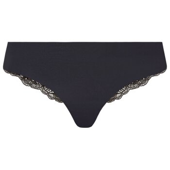 esmara® Damen Strings, 5 Stück, ohne störende Nähte (schwarz, XS (32/34)) - B-Ware neuwertig