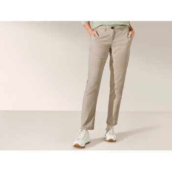 esmara® x Grand Polo Damen Chino, Slim Fit, normale Leibhöhe (camel, 38) - B-Ware neuwertig