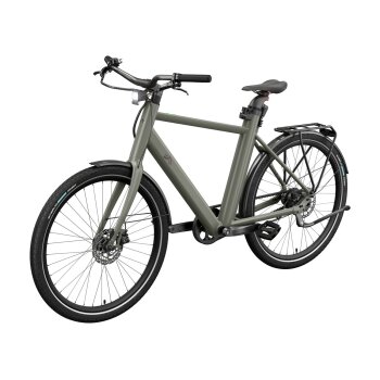 CRIVIT Urban E-Bike X.2, 27,5", olivgrün - B-Ware neuwertig