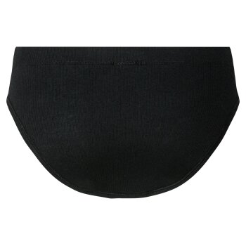esmara® Damen Slips, 3 Stück, in modischer Ripp-Qualität (schwarz, M (40/42)) - B-Ware neuwertig