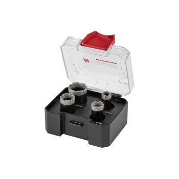 PARKSIDE PERFORMANCE® Diamant-Bohrkronen / Diamant-Bohrkrone, mit Aufbewahrungskoffer - B-Ware