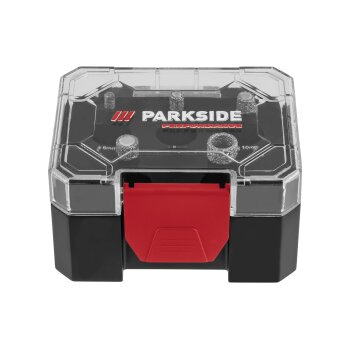 PARKSIDE PERFORMANCE® Diamant-Bohrkronen / Diamant-Bohrkrone, mit Aufbewahrungskoffer - B-Ware