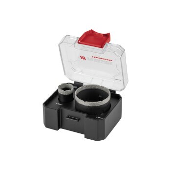 PARKSIDE PERFORMANCE® Diamant-Bohrkronen / Diamant-Bohrkrone, mit Aufbewahrungskoffer - B-Ware