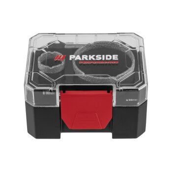 PARKSIDE PERFORMANCE® Diamant-Bohrkronen / Diamant-Bohrkrone, mit Aufbewahrungskoffer - B-Ware