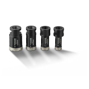 PARKSIDE PERFORMANCE® Diamant-Bohrkronen / Diamant-Bohrkrone, mit Aufbewahrungskoffer - B-Ware