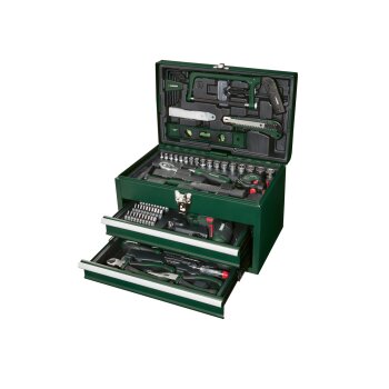 PARKSIDE® »PWBM A1«Werkzeugkoffer mit Akkuschrauber, 92-teilig, in stabilem Metallkoffer - B-Ware sehr gut
