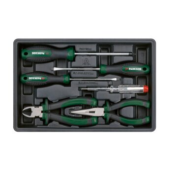 PARKSIDE® »PWBM A1«Werkzeugkoffer mit Akkuschrauber, 92-teilig, in stabilem Metallkoffer - B-Ware sehr gut