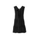 esmara® Damen Leinenkleid mit V-Ausschnitt (schwarz, 42) - B-Ware neuwertig
