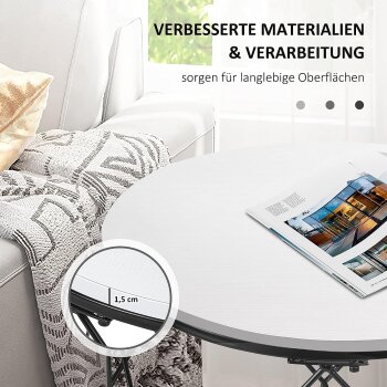 Ribelli 2er Set Beistelltische, weiß - B-Ware gut