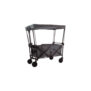 greemotion Bollerwagen mit Dach, schwarz/grau - B-Ware...