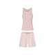 esmara® Damen Pyjama, kurz, in modischer Ripp-Qualität (hellrosa, S (36/38)) - B-Ware neuwertig