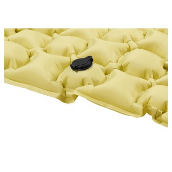 Rocktrail Liegematte selbstaufblasend / Luftzellenmatte mit aufblasbarem Kopfkissen (Luftzellenmatte mit Kopfkissen, grün) - B-Ware neuwertig