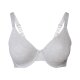 esmara® Damen Bügel-BHs, 2 Stück, mit gemouldeten Cups, 85D, schwarz/hellgrau - B-Ware neuwertig