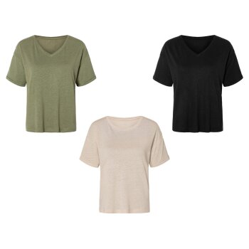 esmara® Damen Leinenshirt, leger geschnitten - B-Ware