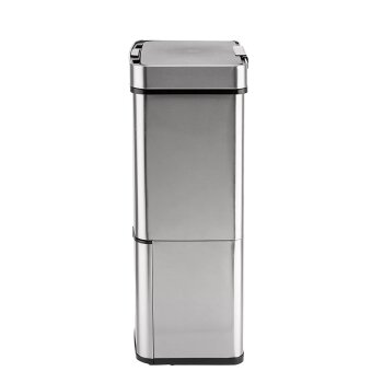 Ribelli Sensor Mülleimer, 4 Fächer, 72 L, silber - B-Ware gut