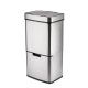 Ribelli Sensor Mülleimer, 4 Fächer, 72 L, silber - B-Ware gut