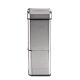 Ribelli Sensor Mülleimer, 4 Fächer, 72 L, silber - B-Ware gut